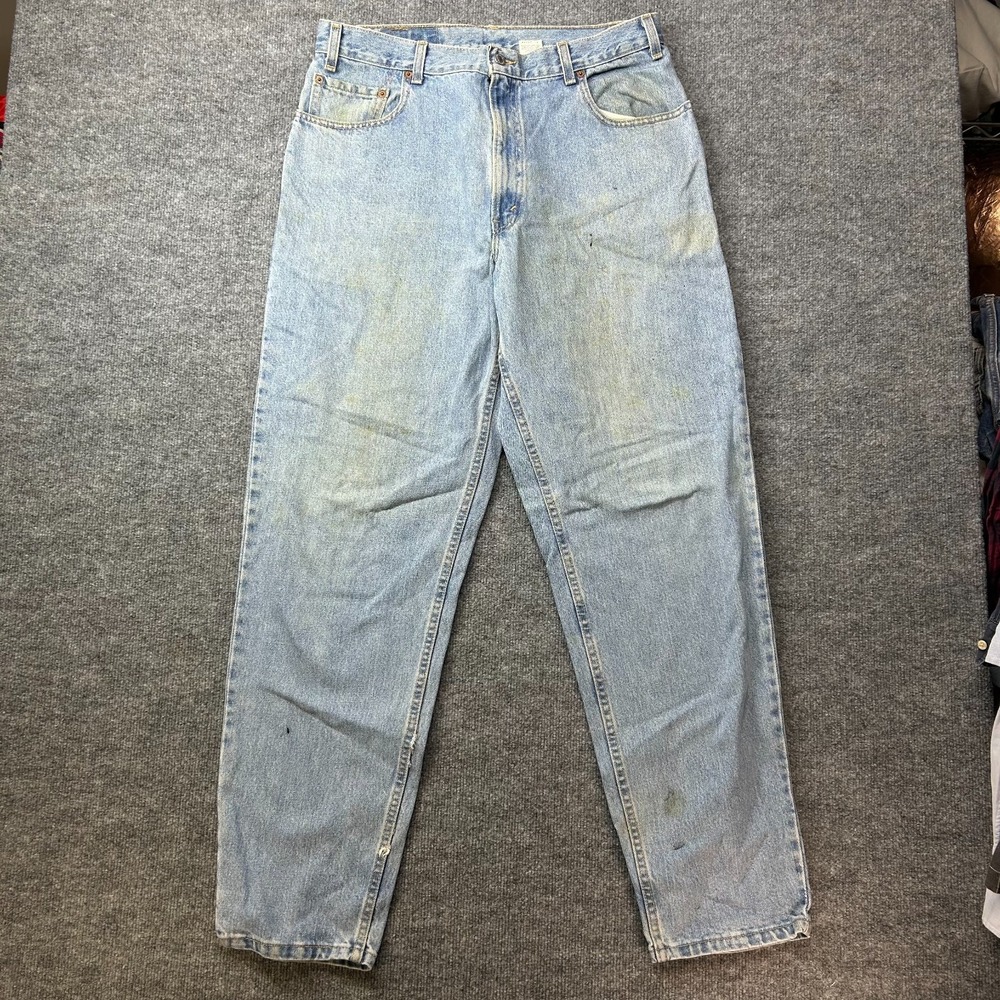 Vintage 2001‎ Levi's 560 Loose Fit Tapered Leg Jeans Classic USA Made - 35X33.5